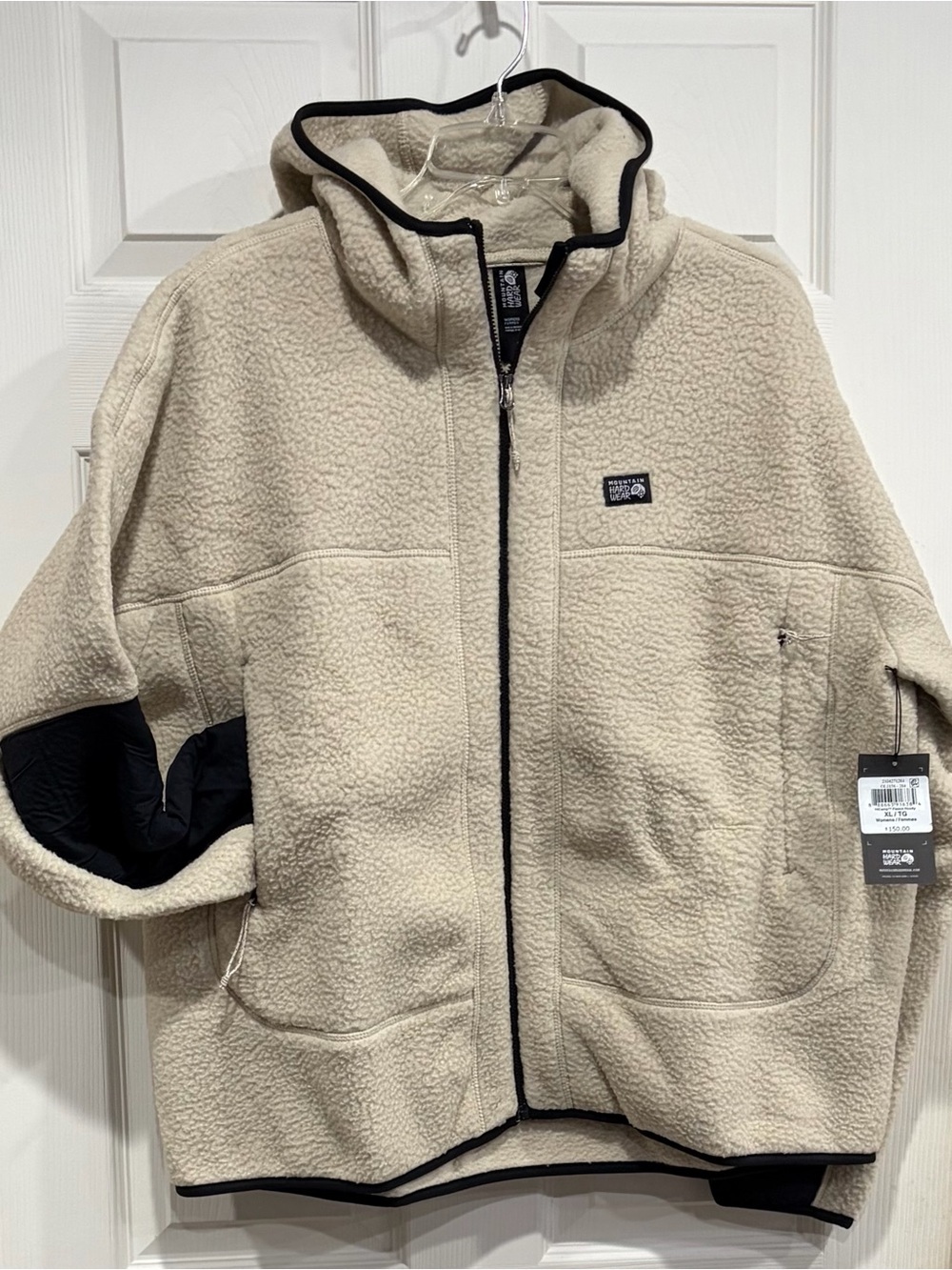 Mountain Hardwear Women's XL HiCamp Fleece Hoody Oyster Cream NWT Jacket
